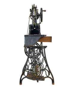 19th Century Black Cast Iron Factory Singer Sewing Machine — thumbnail 11
