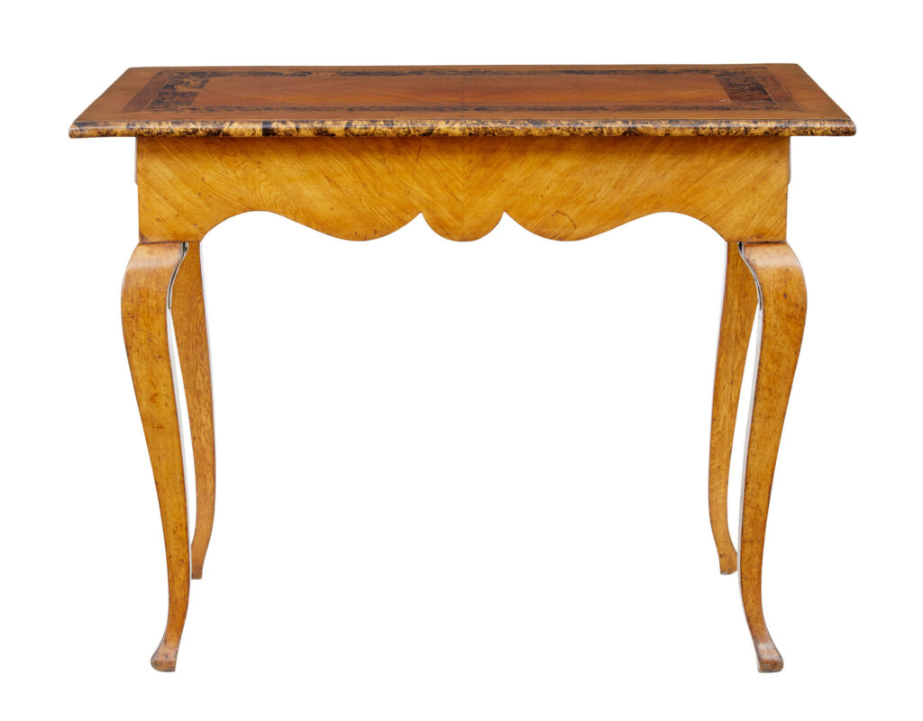 Swedish Mid 19th Century Alder Root Occasional Table — image 6