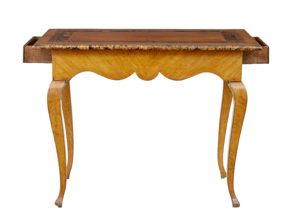 Swedish Mid 19th Century Alder Root Occasional Table — image 4