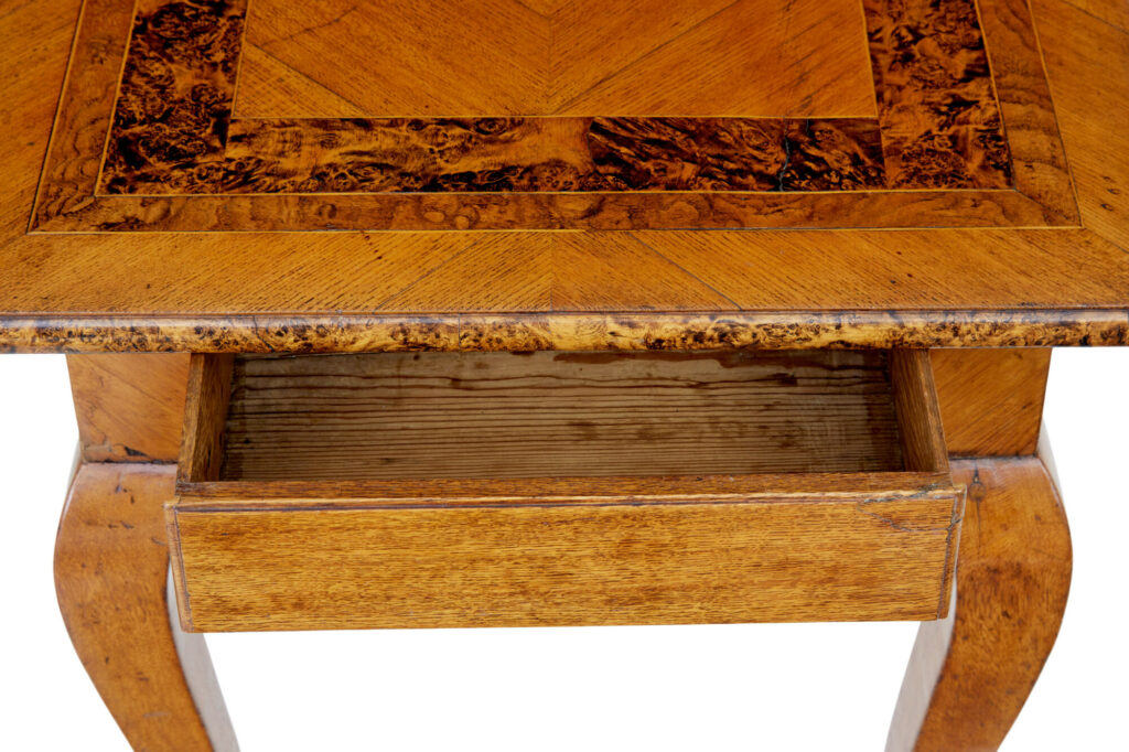 Swedish Mid 19th Century Alder Root Occasional Table — image 8