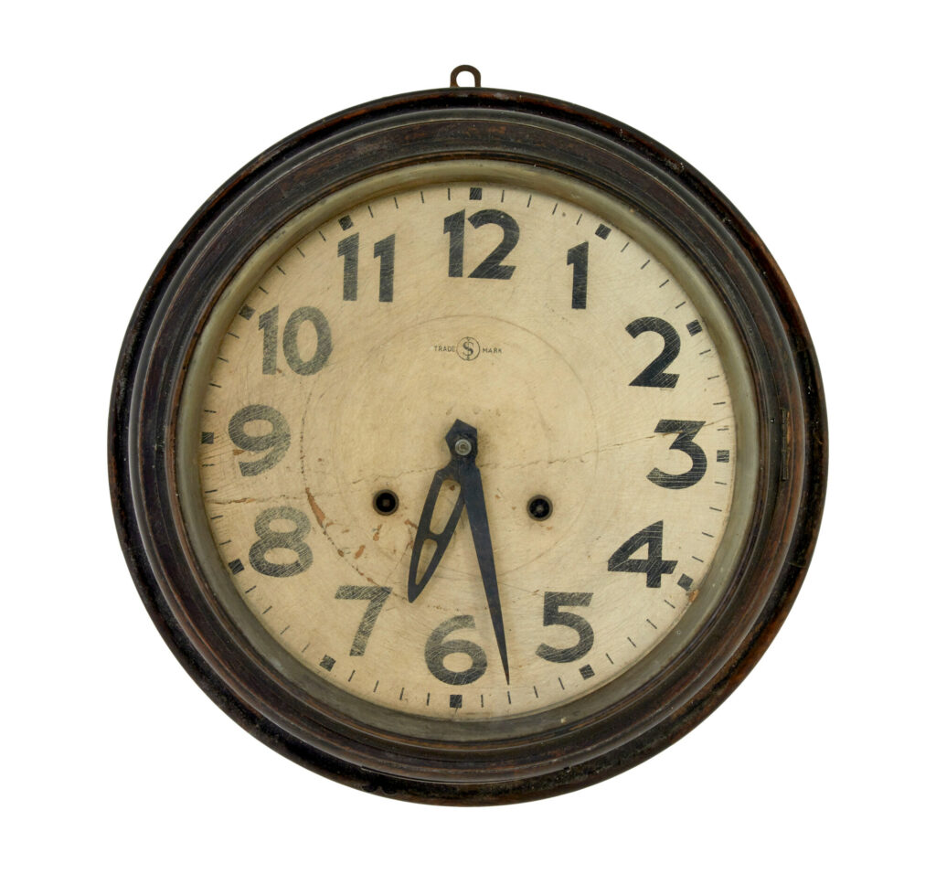 Vintage Trade S Mark Japanese Tokyo Wall Clock — image 3