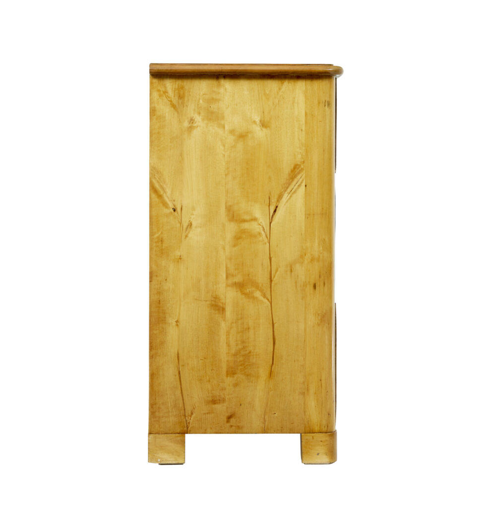 Mid 19th Century Swedish Birch Chest of Drawers — image 2