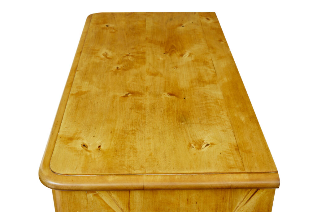 Mid 19th Century Swedish Birch Chest of Drawers — image 7