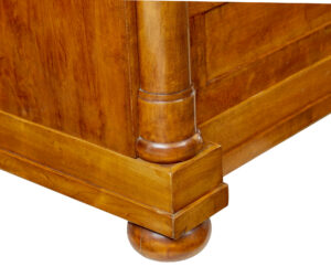 19th Century Empire Revival Birch Chest of Drawers — thumbnail 9