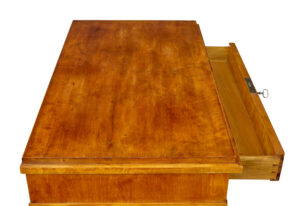 19th Century Empire Revival Birch Chest of Drawers — thumbnail 8