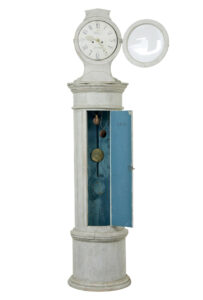 Mid 19th Century Swedish Painted Long Case Clock — thumbnail 10