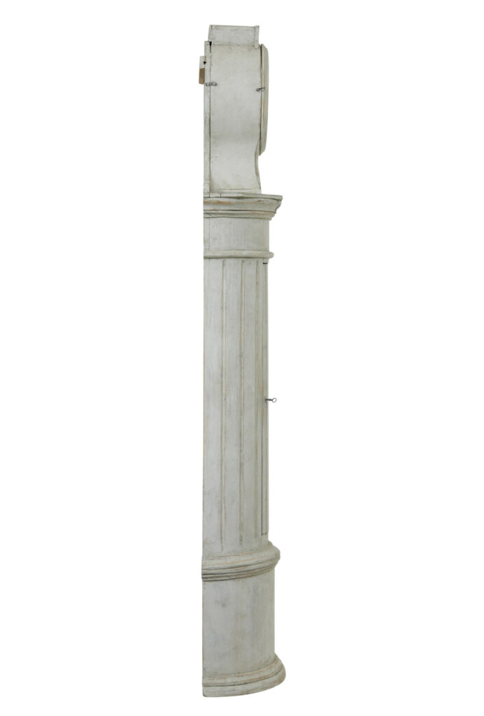Mid 19th Century Swedish Painted Long Case Clock — image 7