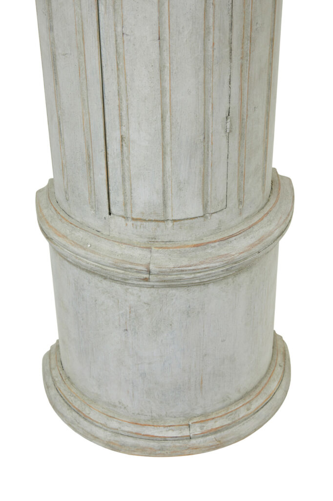 Mid 19th Century Swedish Painted Long Case Clock — image 6