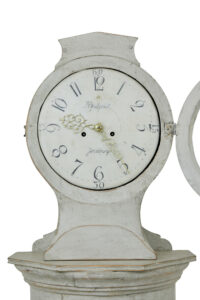 Mid 19th Century Swedish Painted Long Case Clock — thumbnail 4