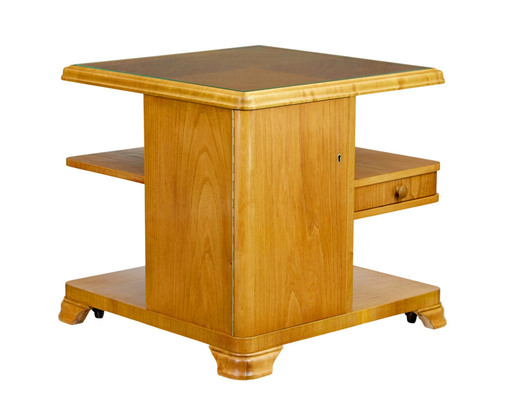 Mid 20th Century Swedish Elm Coffee Table — image 5