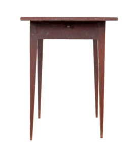 Swedish Mid 19th Century Rustic Painted Pine Side Table — thumbnail 4