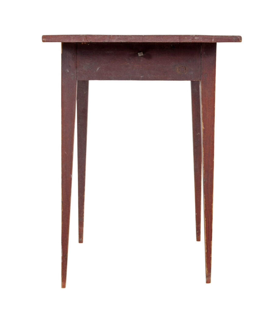 Swedish Mid 19th Century Rustic Painted Pine Side Table — image 4