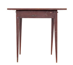 Swedish Mid 19th Century Rustic Painted Pine Side Table — thumbnail 3