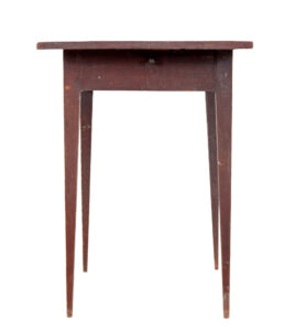 Swedish Mid 19th Century Rustic Painted Pine Side Table — thumbnail 2