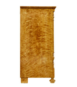 Swedish 19th Century Tiger Birch Chest of Drawers — thumbnail 2