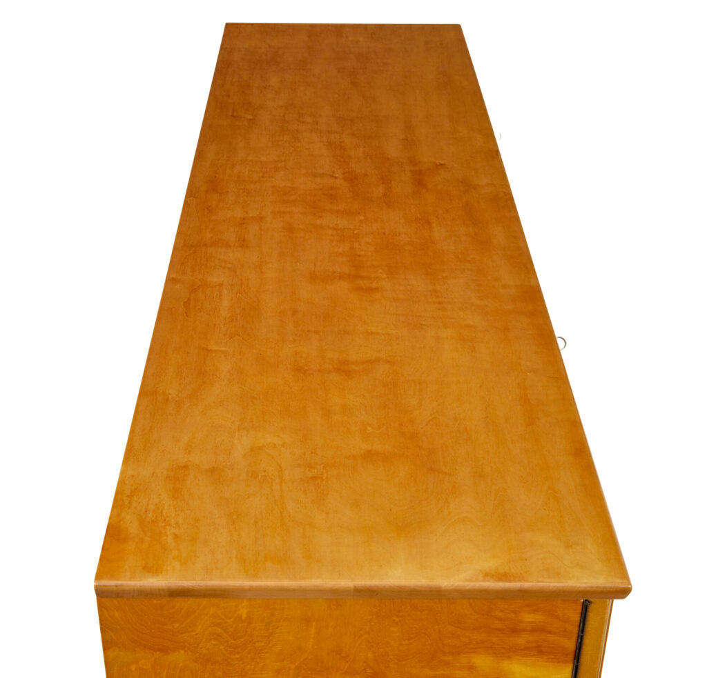Mid Century Swedish Birch Inlaid Sideboard — image 10
