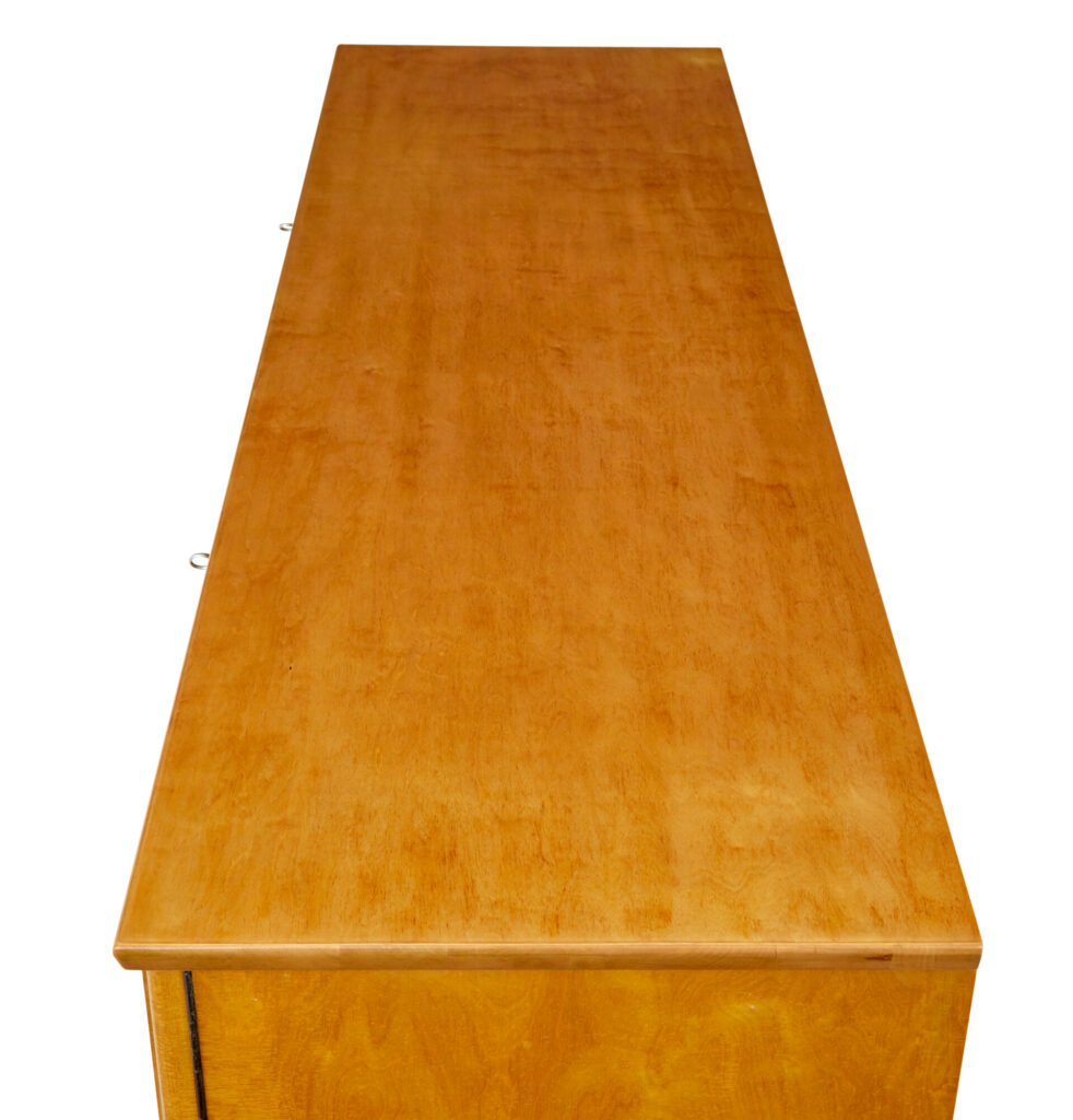Mid Century Swedish Birch Inlaid Sideboard — image 9