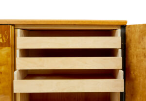 Mid Century Swedish Birch Inlaid Sideboard — thumbnail 7