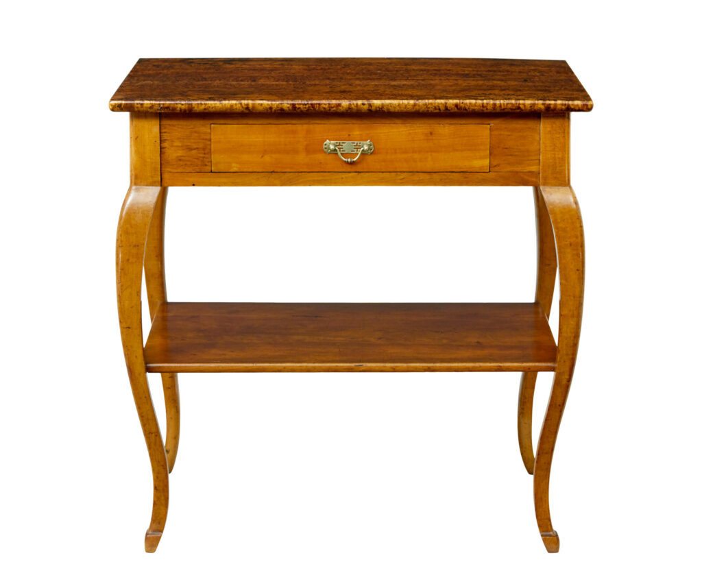 19th Century Fruitwood and Alder Occasional Table — image 4
