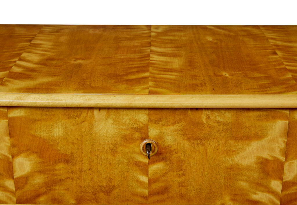 Swedish 19th Century Birch Chest of Drawers — image 4