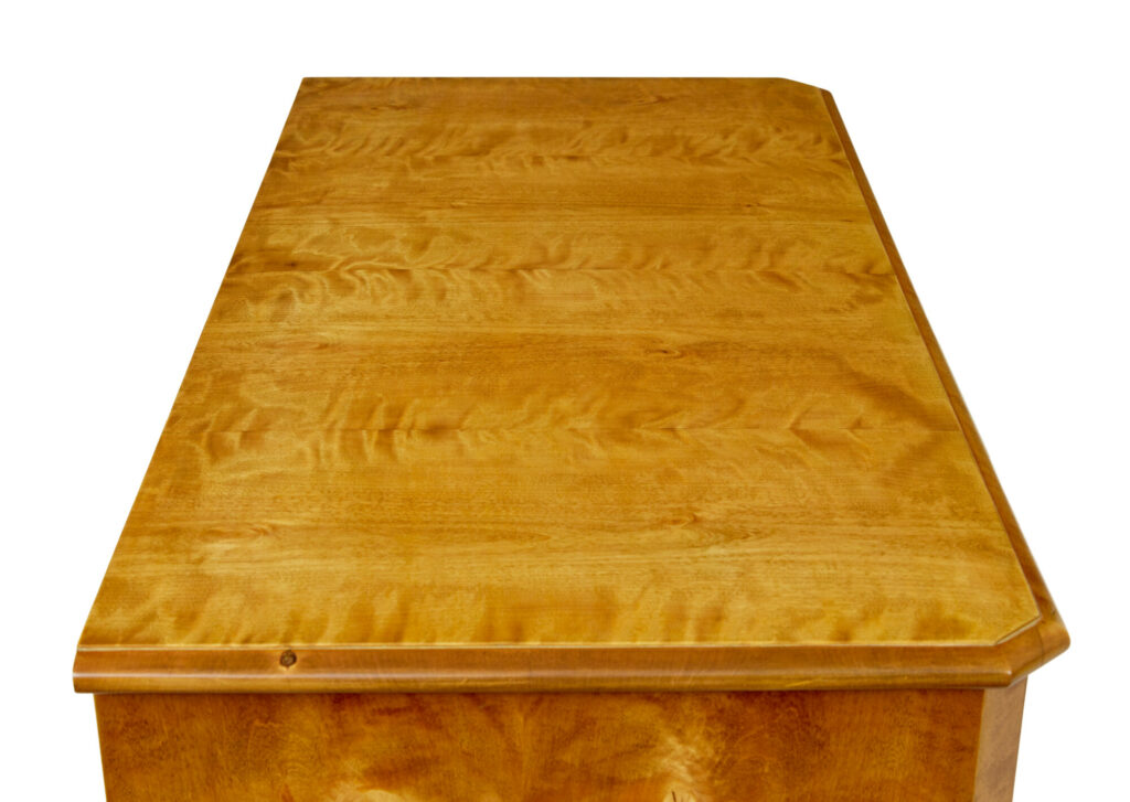 Swedish 19th Century Birch Chest of Drawers — image 3