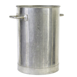 MID CENTURY STAINLESS STEEL VESSEL