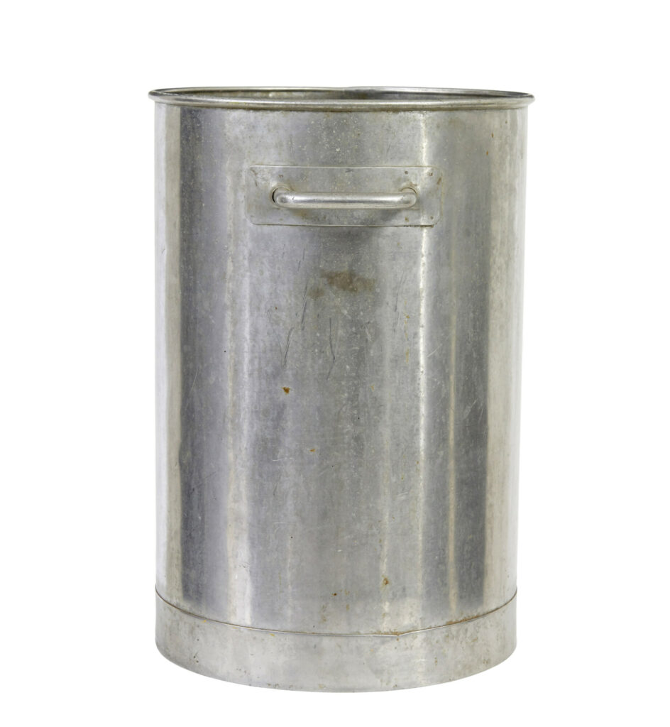 Mid Century Stainless Steel Vessel — image 5