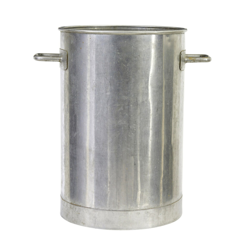 Mid Century Stainless Steel Vessel — image 4
