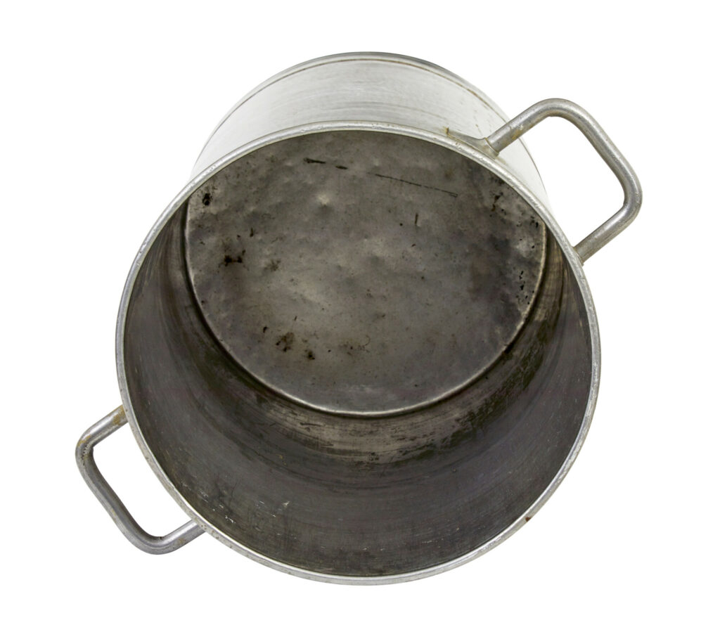 Mid Century Stainless Steel Vessel — image 2