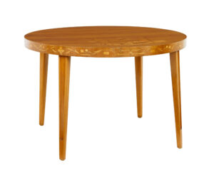 MID CENTURY SCANDINAVIAN INLAID ELM COFFEE TABLE