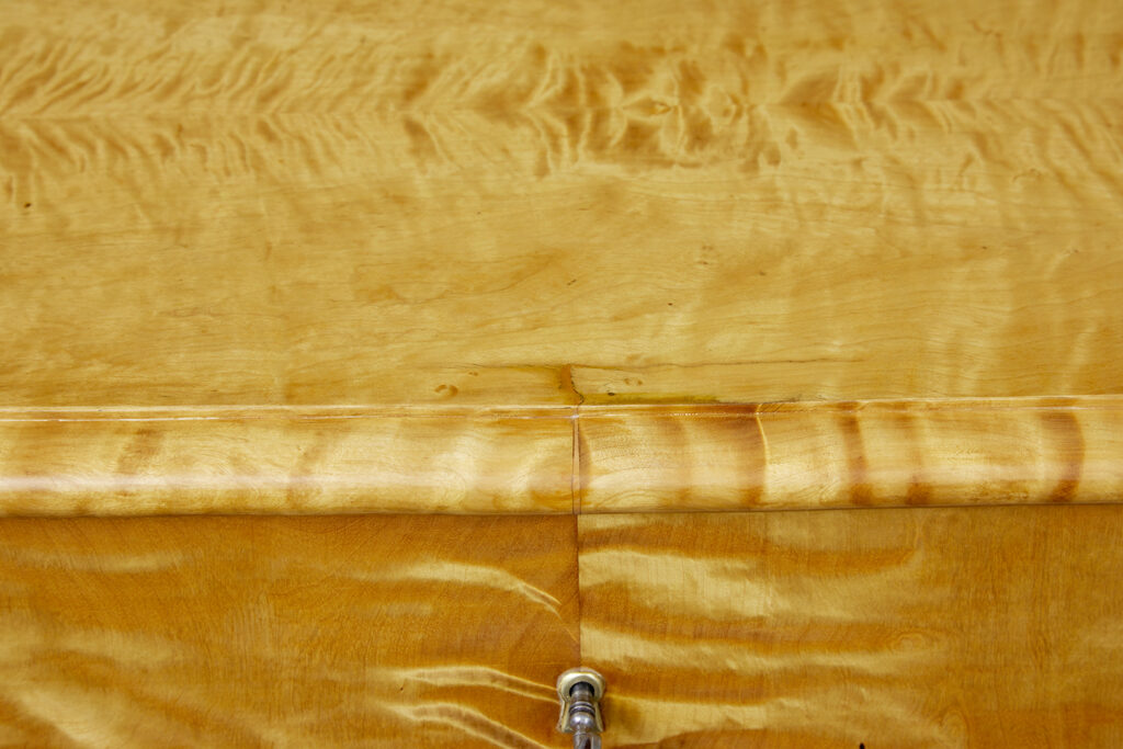 Swedish 19th Century Satin Birch Chest of Drawers — image 7