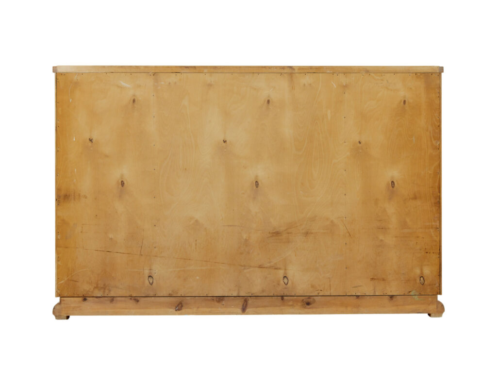 Mid Century Scandinavian Birch Bookcase Cupboard — image 8
