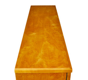 Mid Century Scandinavian Birch Bookcase Cupboard — thumbnail 7