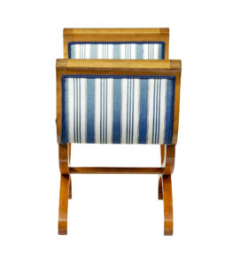 19th Century Swedish Birch Empire Revival Stool — thumbnail 6