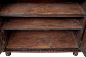 Mid 19th Century Anglo Indian Carved Padouk Cabinet — thumbnail 4