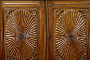 Mid 19th Century Anglo Indian Carved Padouk Cabinet — thumbnail 3