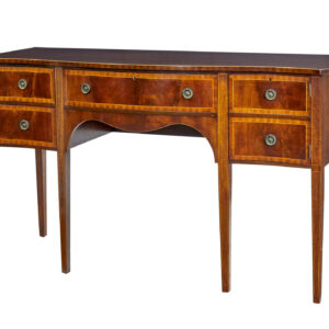 20TH CENTURY SHERATON INFLUENCED MAHOGANY SIDEBOARD