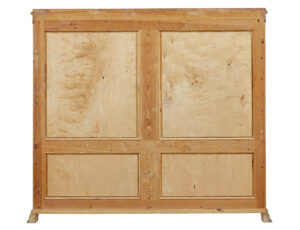 Early 20th Century Empire Revival Birch Bookcase Cabinet — thumbnail 7