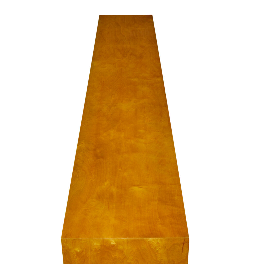 Swedish Mid Century Birch Low Open Bookcase — image 7