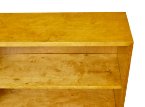 Swedish Mid Century Birch Low Open Bookcase — thumbnail 6