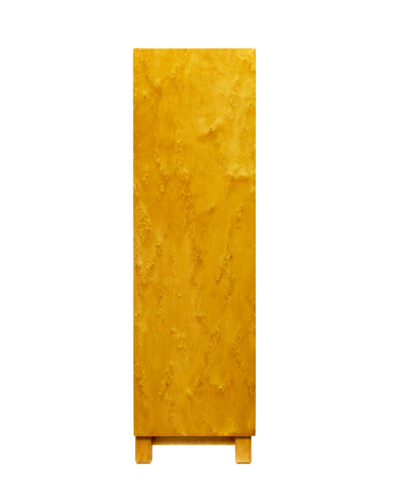 Swedish Mid Century Birch Low Open Bookcase — image 3