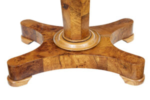 19th Century Scandinavian Burr Elm Teapoy — thumbnail 8