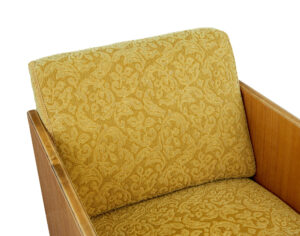 Pair of Art Deco Elm and Birch Lounge Armchairs — thumbnail 4