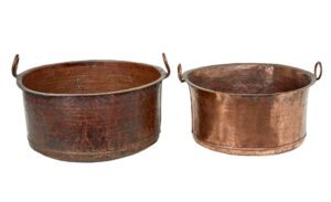 Two 19th Century Victorian Large Copper Cooking Vessels — thumbnail 3