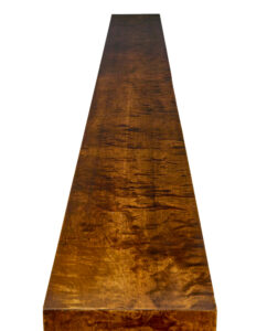 Large and Impressive Swedish Dark Birch Open Bookcase — thumbnail 6