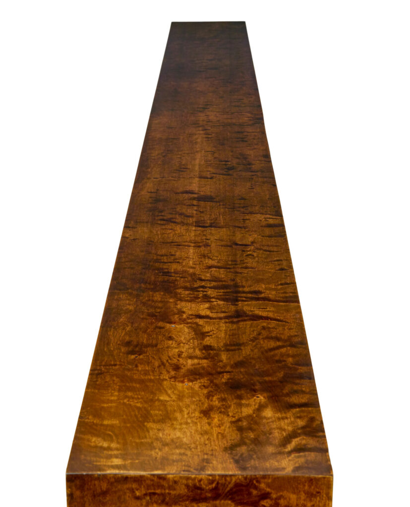 Large and Impressive Swedish Dark Birch Open Bookcase — image 6