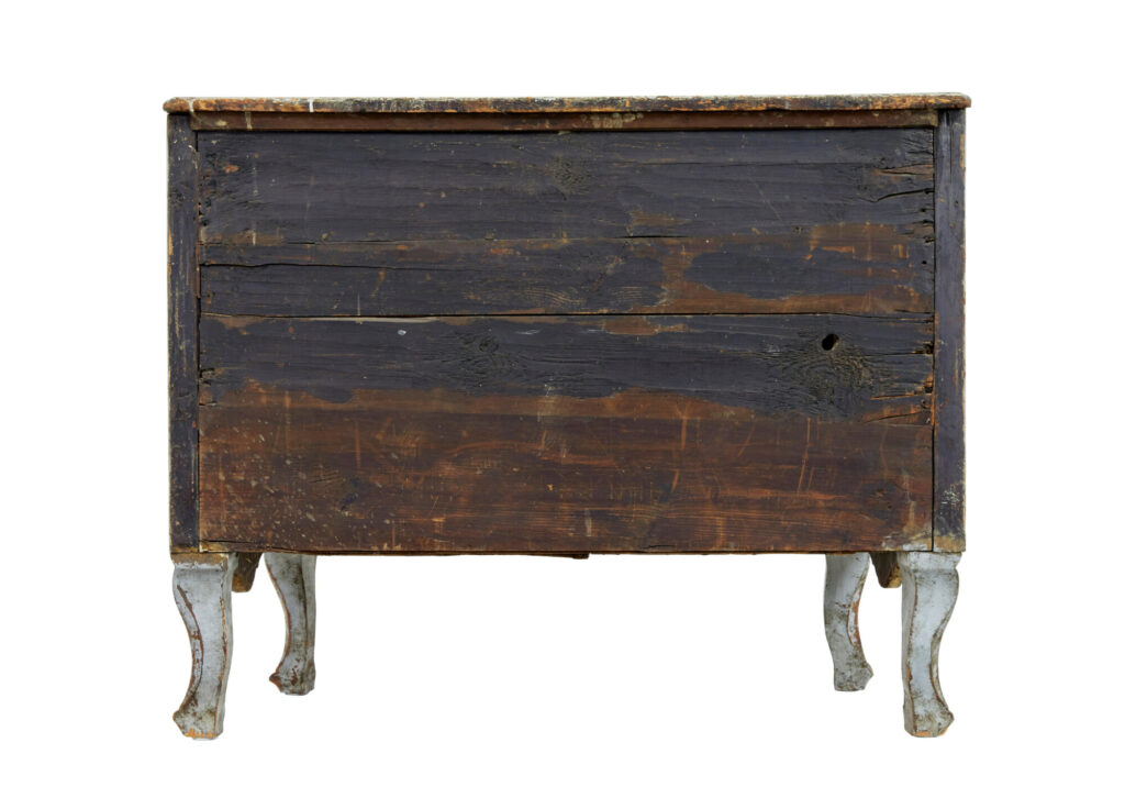 Swedish 19th Century Hand Painted Gustavian Chest of Drawers — image 4