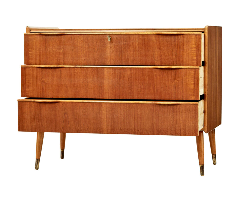 Mid 20th Century Danish Teak Chest of Drawers by Henning Jorgensen — image 7