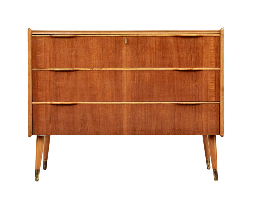 Mid 20th Century Danish Teak Chest of Drawers by Henning Jorgensen — image 6