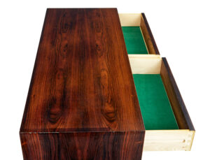 1960’s Danish Palisander Double Chest of Drawers by Hu — thumbnail 7